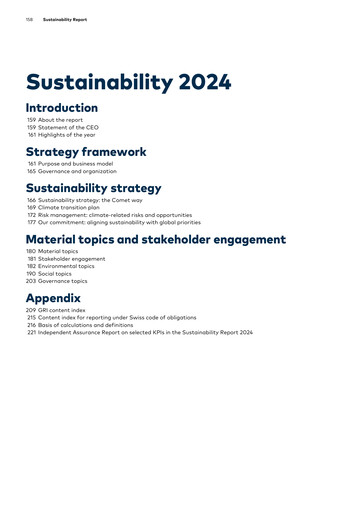 Vorschaubild Comet Holding Nachhaltigkeitsbericht 2024