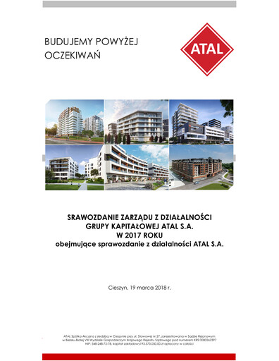 Vorschaubild Atal S.A. Jahresbericht 2017