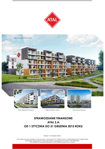 Vorschaubild Atal S.A. Finanzmitteilung 2015