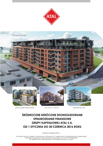Vorschaubild Atal S.A. Finanzmitteilung 2016-h1