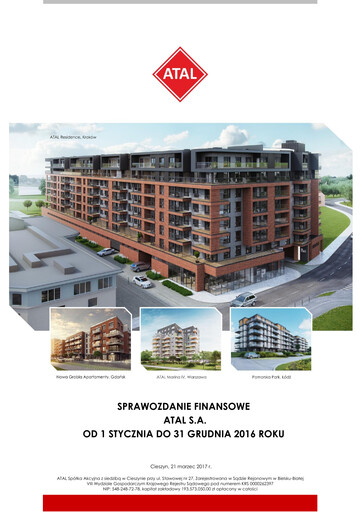 Vorschaubild Atal S.A. Finanzmitteilung 2016