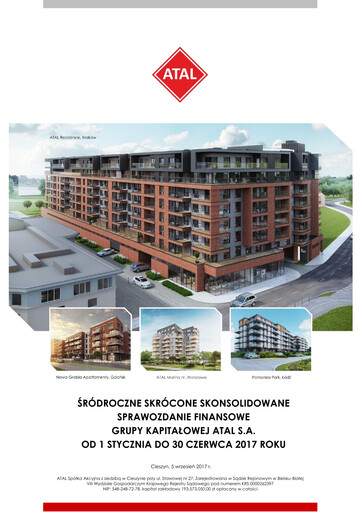Vorschaubild Atal S.A. Finanzmitteilung 2017-h1