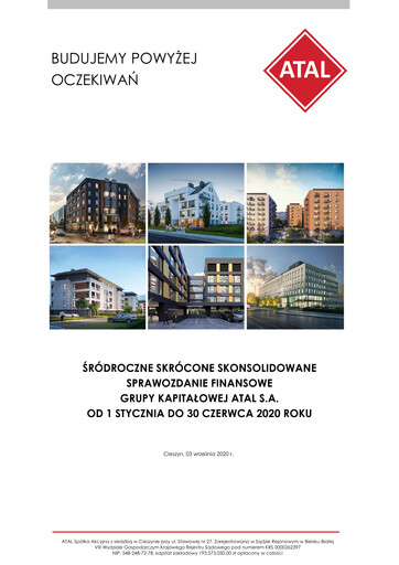 Vorschaubild Atal S.A. Finanzmitteilung 2020-h1