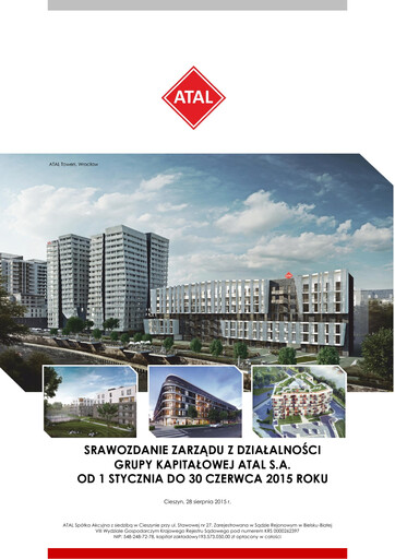 Vorschaubild Atal S.A. Halbjahresbericht 2015-h1