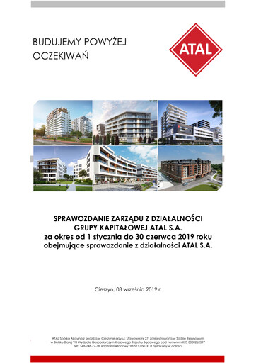 Vorschaubild Atal S.A. Halbjahresbericht 2019-h1