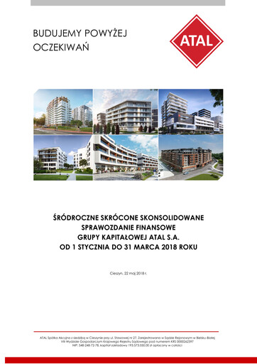 Vorschaubild Atal S.A. Quartalsbericht 2018-q1