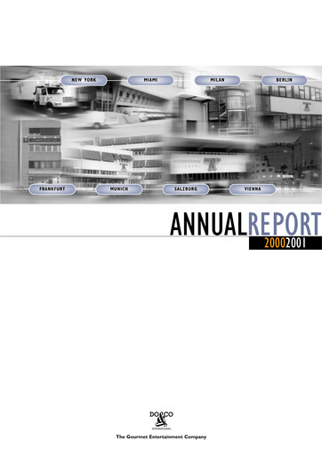 Thumbnail DO & CO Aktiengesellschaft Annual Report 2000-2001