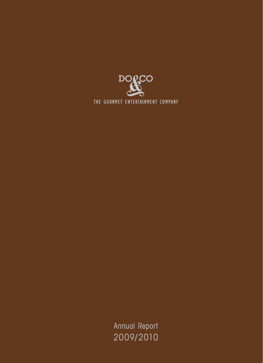 Thumbnail DO & CO Aktiengesellschaft Annual Report 2009-2010