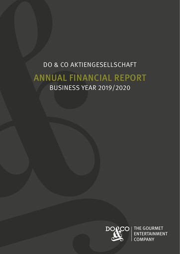 Thumbnail DO & CO Aktiengesellschaft Financial Report 2020