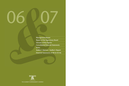 Thumbnail DO & CO Aktiengesellschaft Financial Statement 2006-2007