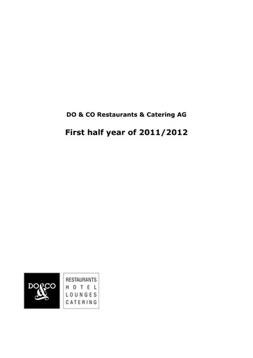 Thumbnail DO & CO Aktiengesellschaft Half-year Report 2011-h1