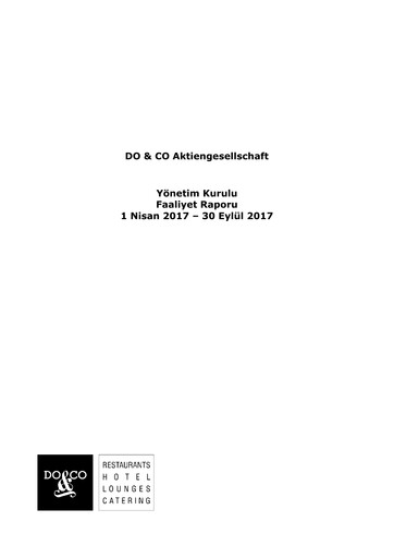 Thumbnail DO & CO Aktiengesellschaft Half-year Report 2017-h1