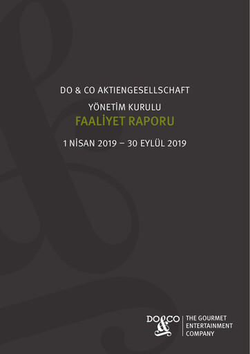 Thumbnail DO & CO Aktiengesellschaft Half-year Report 2019-h1