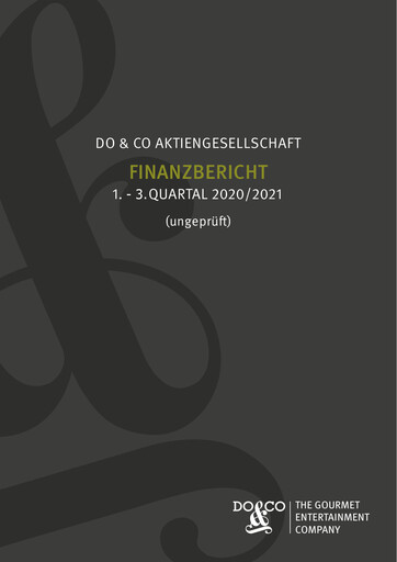 Thumbnail DO & CO Aktiengesellschaft Quarterly Report 2020-q3