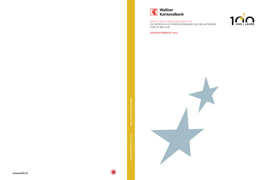 Thumbnail Walliser Kantonalbank Annual Report 2017