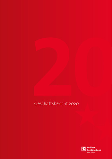Thumbnail Walliser Kantonalbank Annual Report 2020