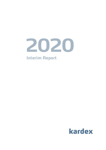 Thumbnail Kardex Holding Half-year Report 2020-h1