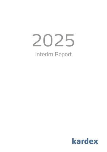 Thumbnail Kardex Holding Half-year Report 2025-h1