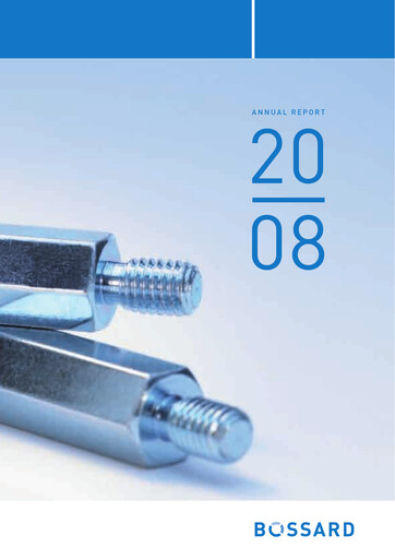 Thumbnail Bossard Holding Annual Report 2008