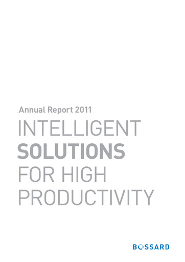 Thumbnail Bossard Holding Annual Report 2011