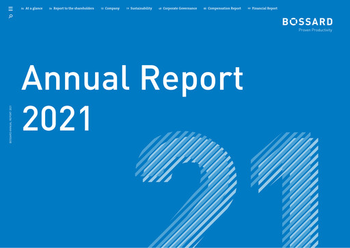 Thumbnail Bossard Holding Annual Report 2021