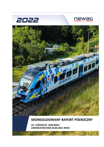 Thumbnail Newag Half-year Report 2022-h1