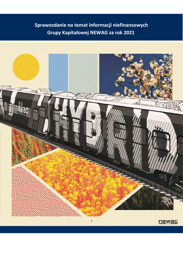 Thumbnail Newag Sustainability Report 2021