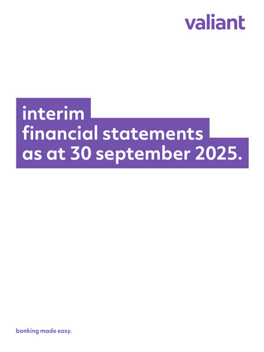 Thumbnail Valiant Holding Quarterly Report 2025-q3