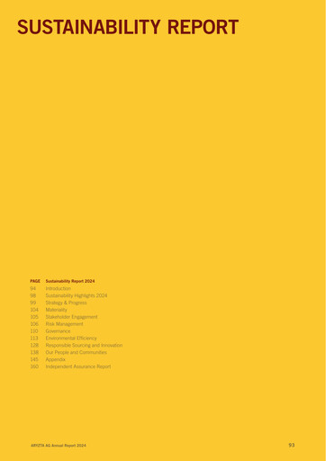 Thumbnail ARYZTA AG ESG Report 2024