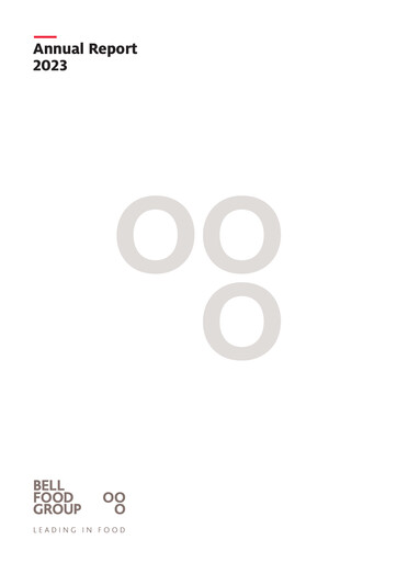 Thumbnail Bell Food Group Annual Report 2023