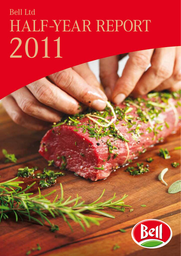Miniature Bell Food Group Rapport semestriel 2011-h1