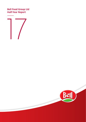 Miniature Bell Food Group Rapport semestriel 2017-h1
