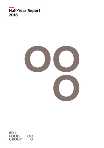Miniature Bell Food Group Rapport semestriel 2018-h1