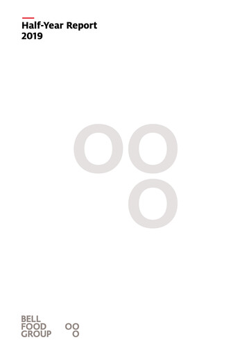 Miniature Bell Food Group Rapport semestriel 2019-h1