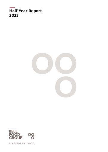 Miniature Bell Food Group Rapport semestriel 2023-h1
