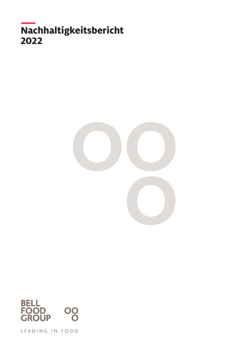 Thumbnail Bell Food Group Sustainability Report 2022