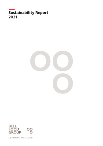 Thumbnail Bell Food Group Sustainability Report 2021