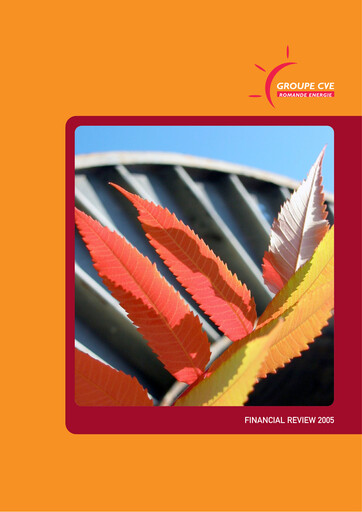 Thumbnail Romande Energie Financial Statement 2005
