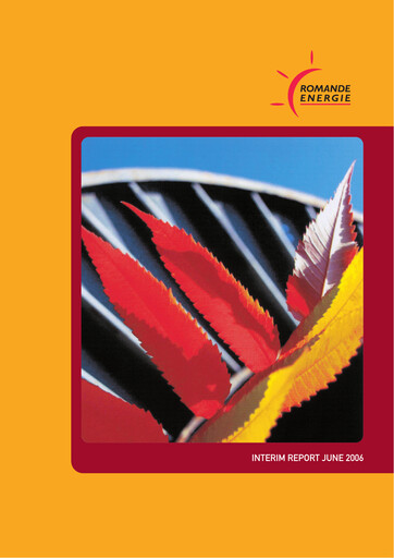 Thumbnail Romande Energie Half-year Report 2006-h1