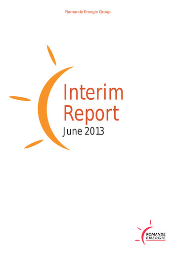 Thumbnail Romande Energie Half-year Report 2013-h1