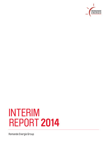 Thumbnail Romande Energie Half-year Report 2014-h1