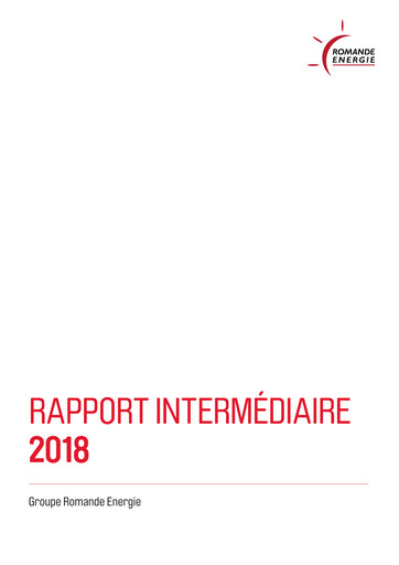 Thumbnail Romande Energie Half-year Report 2018-h1