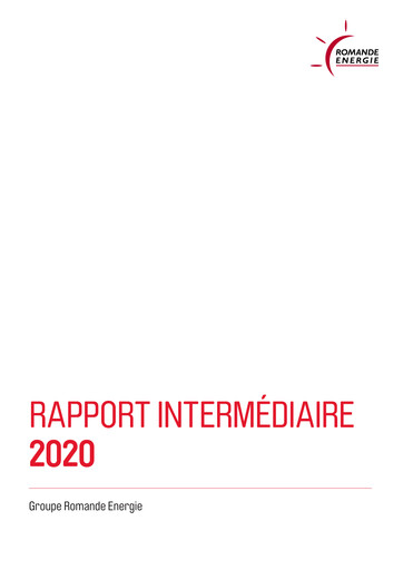 Thumbnail Romande Energie Half-year Report 2020-h1