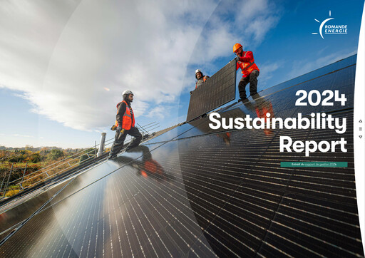 Thumbnail Romande Energie Sustainability Report 2024