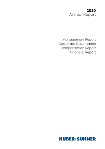 Miniature Huber+Suhner Rapport annuel 2020