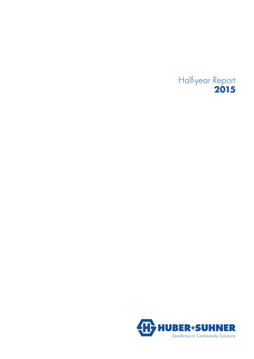 Vorschaubild Huber+Suhner Halbjahresbericht 2015-h1