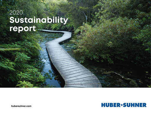Vorschaubild Huber+Suhner Nachhaltigkeitsbericht 2020