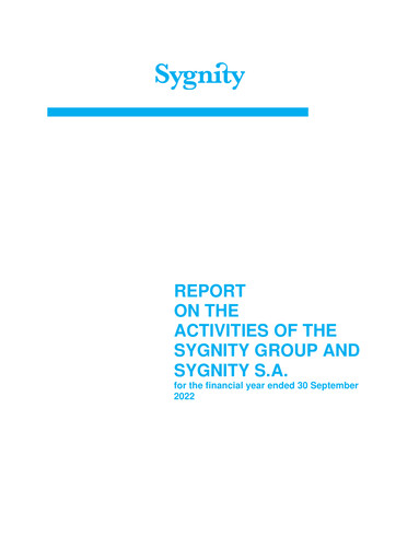 Thumbnail Sygnity Annual Report fy2022