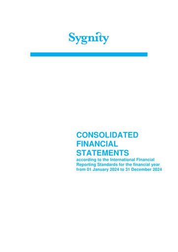 Thumbnail Sygnity Financial Statement 2024