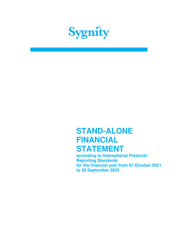 Thumbnail Sygnity Financial Statement fy2022